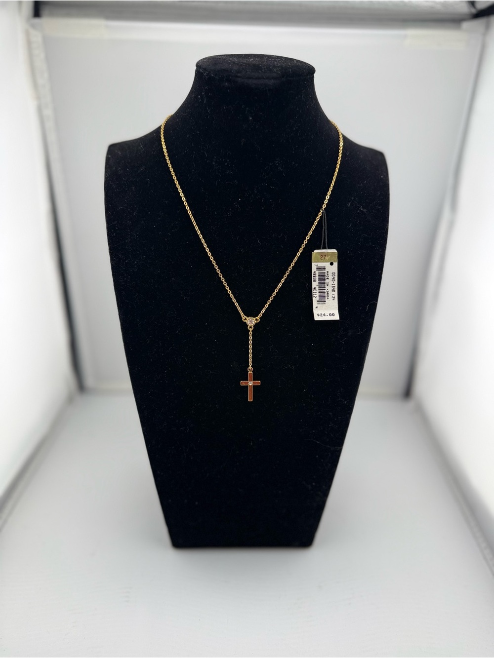 NWT Anne Klein Gold Cross Y-Necklace - Women's Jewelry